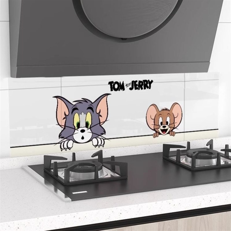 新家的100个快递猫和老鼠贴纸厨房贴墙画防油防水灶台墙面装饰