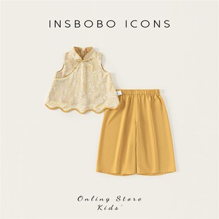 汉服女童2025新款宝宝夏套装古风儿童唐装夏日穿搭新中式童装夏天