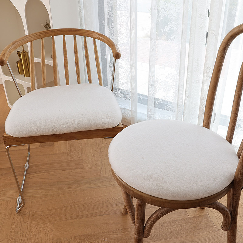 毛绒椅子坐垫高档加厚仿兔毛屁垫办公室2023新款冬季凳子座椅垫子,居家布艺,椅垫,淘宝优惠券,粉丝福利购,淘宝优惠卷