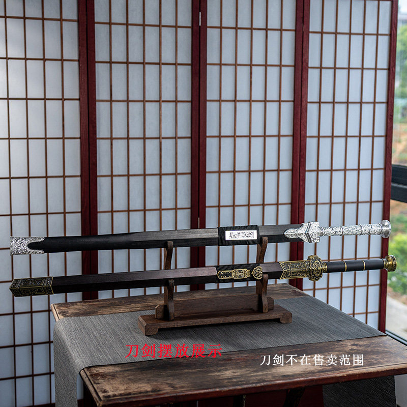 立式大号镇宅鸡翅木宝剑架实木刀架客厅摆件剑托多层木质展览架,特色手工艺,剑架/剑托,淘宝优惠券,粉丝福利购,淘宝优惠卷