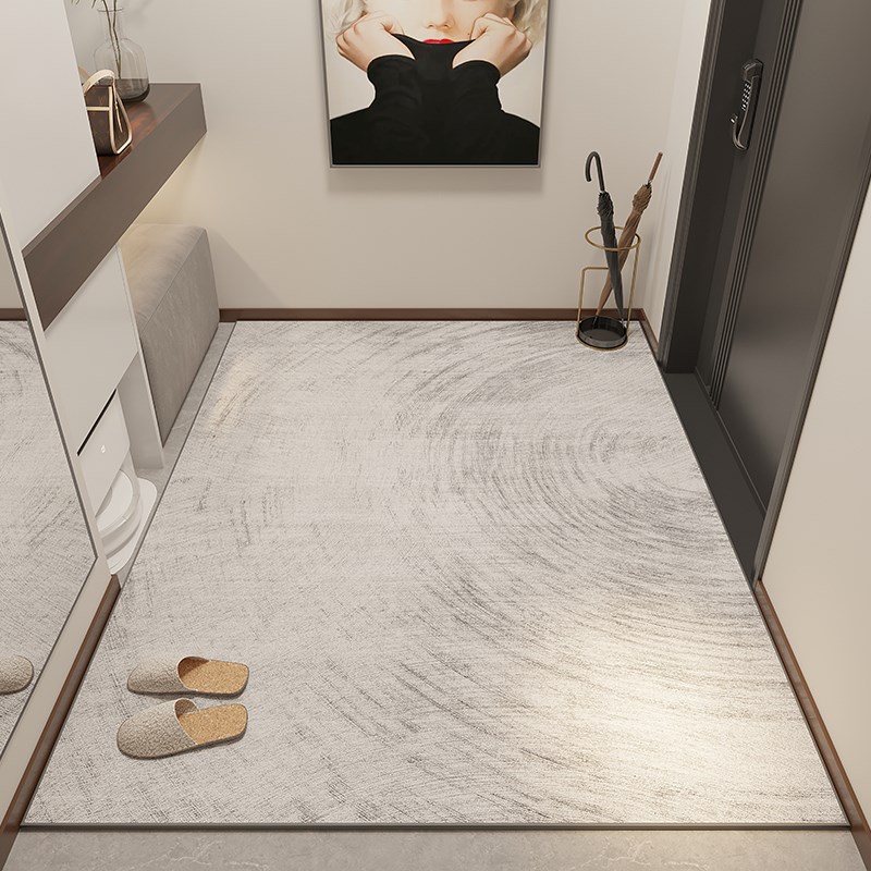 门垫轻奢脚垫2023新款门口耐脏奶油风防滑入户门地垫进门地毯家用