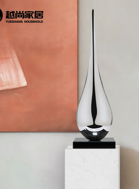 水滴雕塑摆件商场酒店艺术装饰摆件室内装置艺术摆件