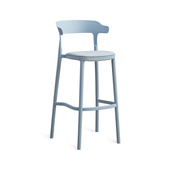 塑料吧椅家用阳台中古酒吧商用前台吧台高脚椅子岛台户外藤编吧凳