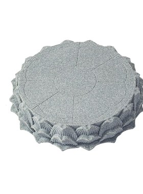 创意莲花台底座摆件垫子中式盖置茶托杯垫书房镇纸茶桌茶台装饰品