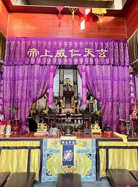 速发全金仿手工门帘门帐龙门神帐龙门门堂装饰刺绣品