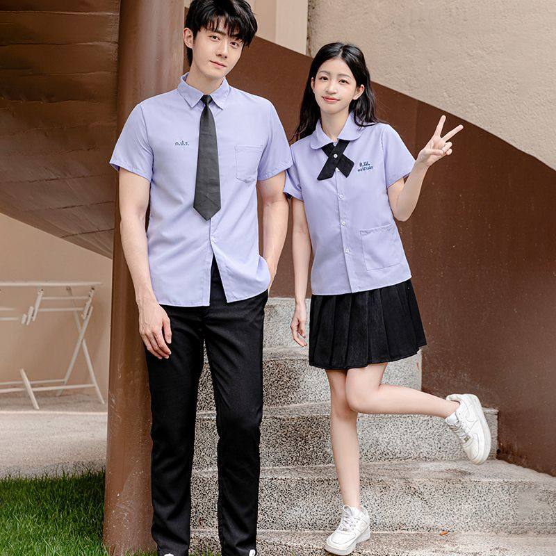 速发泰国校高泰式初服中学生毕业夏j班服学院风季k制服套装