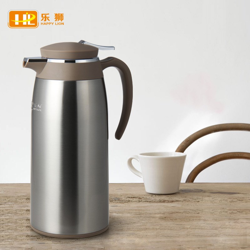 速发乐狮不锈钢保温壶瓶楼瓶温保热水茶玻璃内胆保温壶户外家用保