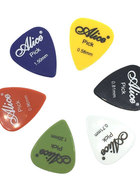 30 guitar picks 1 box case Alice acoustic electric bass pic
