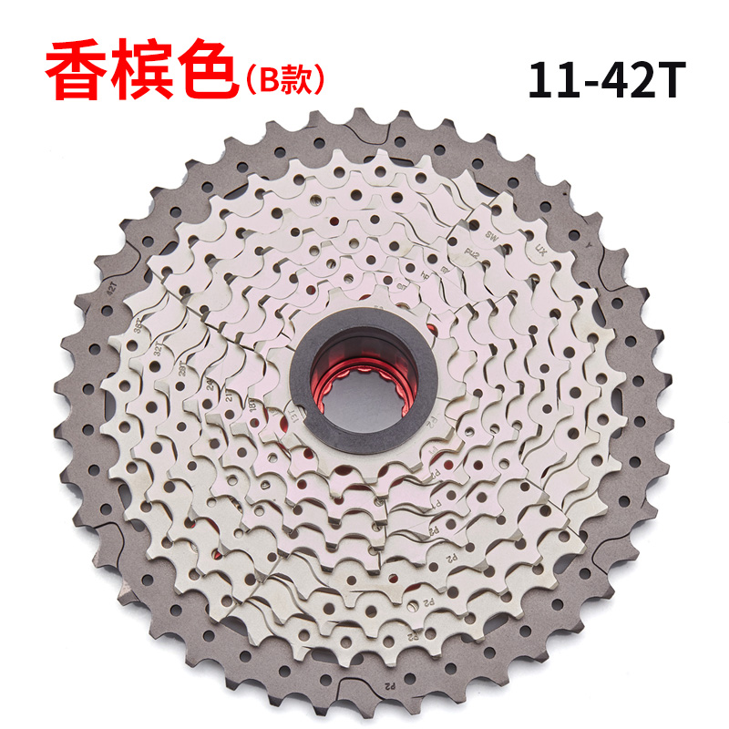 山地自行车 10速飞轮 30速卡式后飞轮11-40T 11-42T变速齿轮塔轮