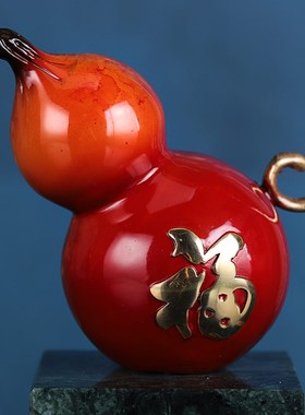 五福临门纯铜葫芦摆件家居客厅玄关装饰工艺品公司开业乔迁礼品