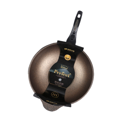 Kitchen-art 韩国原装进口不粘锅 炒菜平底炒锅麦饭石少油烟炒勺