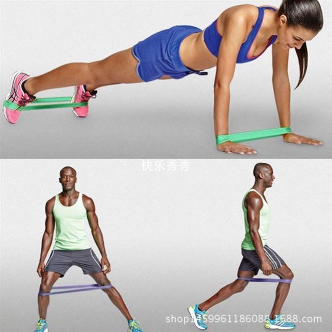 Fitness Resistance Band Pilates Exercise Yoga Elastic Bands