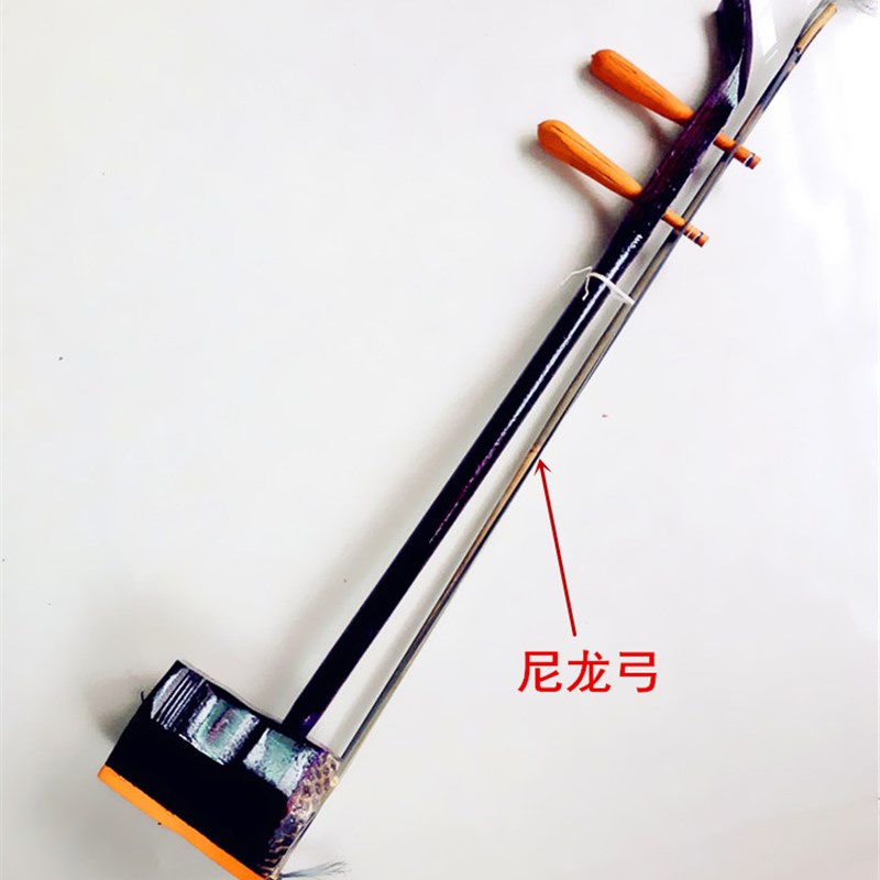 二胡送指法贴 仿红木六角二胡琴儿童成人初学入门民族乐器送配件