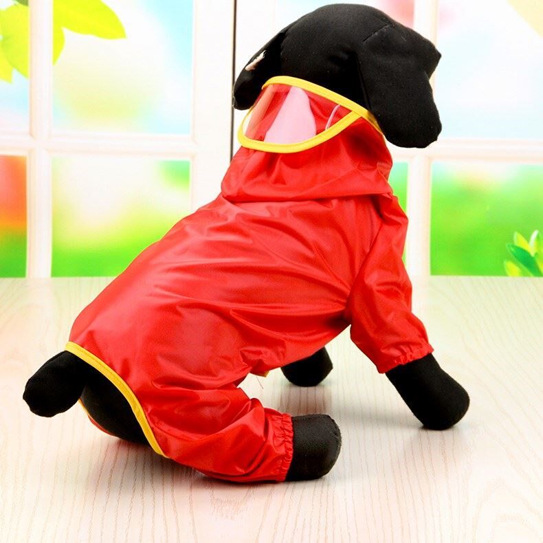 狗狗雨衣雨披比熊衣服四脚泰迪博美贵宾新款防水中型犬小宠物