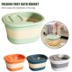 Foot Home Bath Massage Foldable Basin Bucket Wash Laund