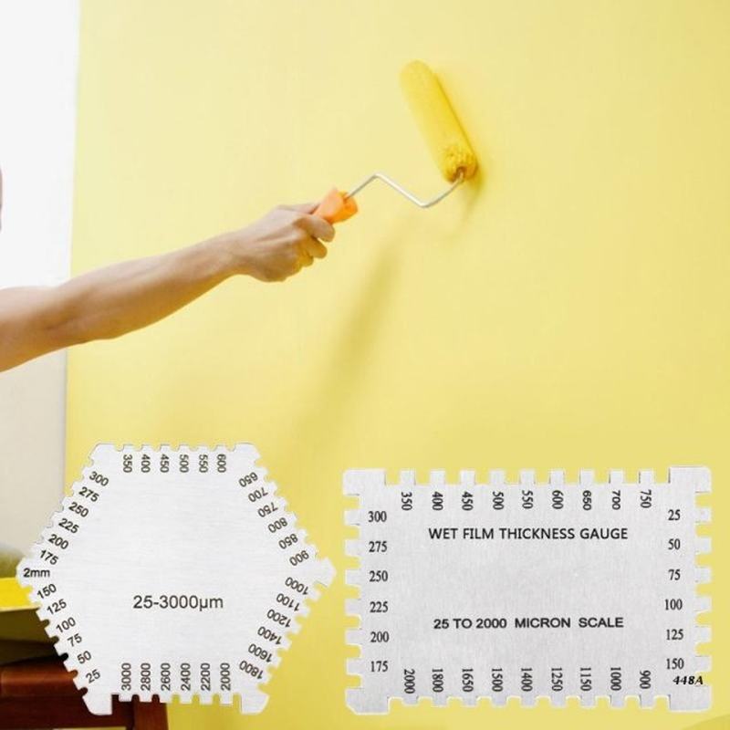 Stainless Steel HEX High Accuracy Wet Film Thickness Gauge G