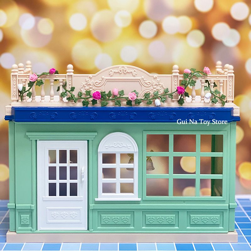 新品12pcs Dollhouse Simulation Mini Decoration Garden Scene