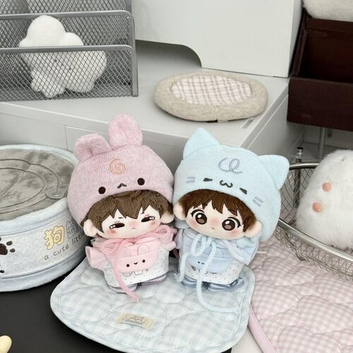 新品10cm娃衣海星体娃娃衣小猫 小兔 无属性套装可爱风情侣款现货