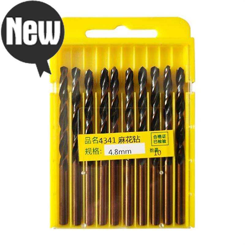 钢铁金属套装麻l花钻头打孔直柄含钴超硬木用铝合金钻吉手钻高速