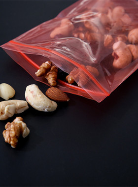 红色防静电PE塑料袋32*45cm 自封袋包装袋 防尘袋封口袋