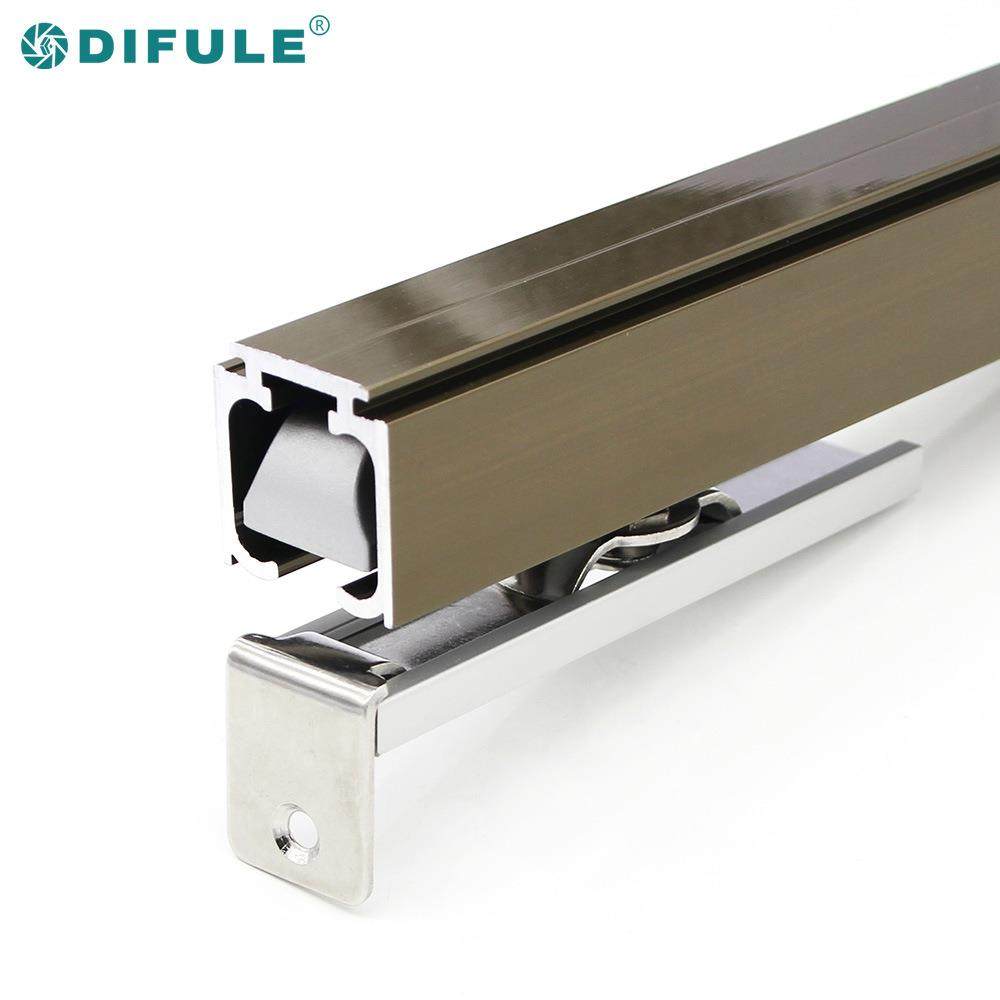 推拉门轨道加厚太空铝移门吊轨卫生间吊轮滑道厨房门阻尼吊轮轨道