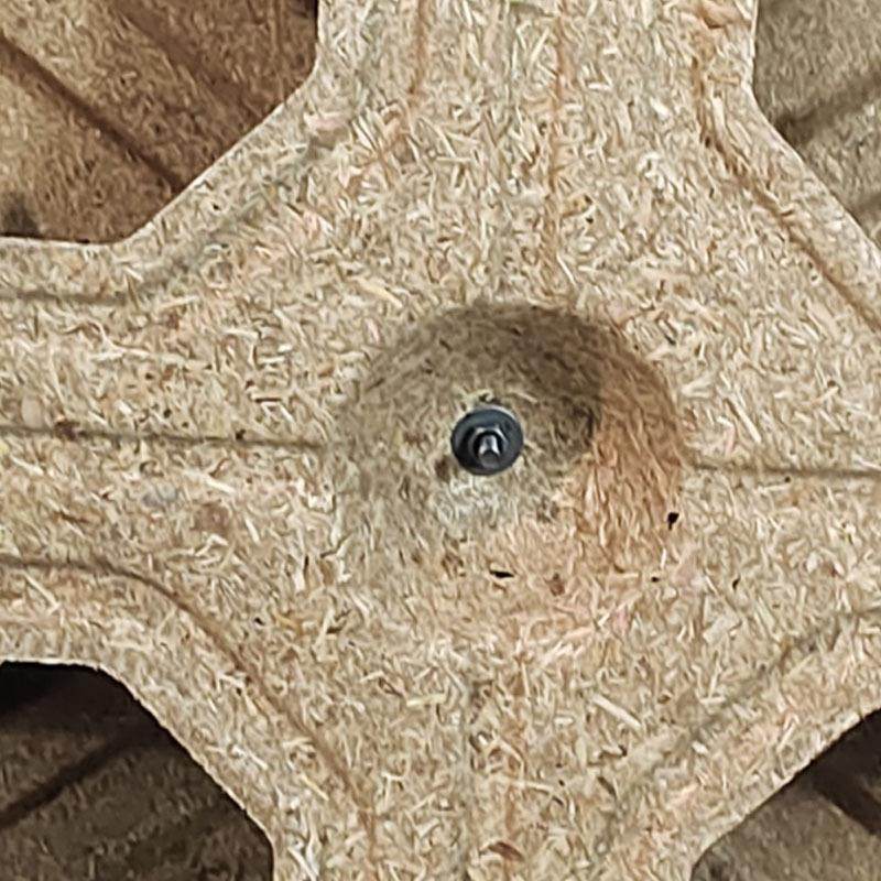 厂家供应木屑模压托盘纤维九脚托盘仓储物流免熏蒸九脚木卡板