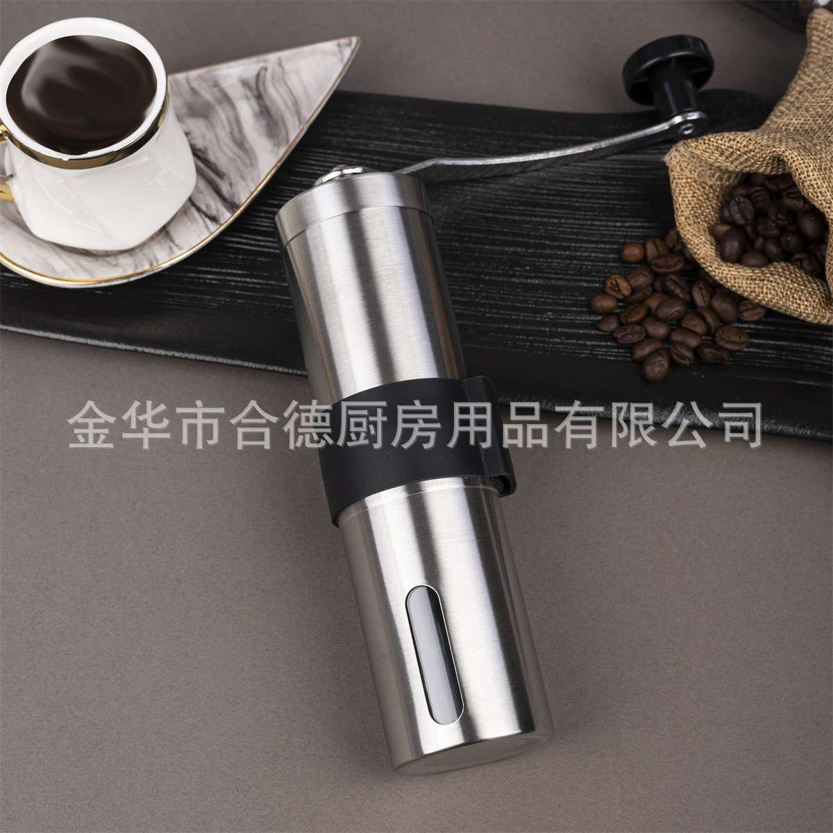源头工厂现货小型手摇陶瓷磨豆机不锈钢咖啡研磨器手动咖啡磨豆机