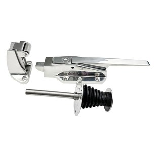 冷冻库门锁1178冰库锁316不锈钢安全把手船用门锁烘箱锁冰柜配件