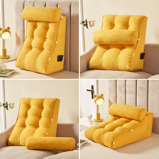 沙发靠垫床上护腰靠背垫榻榻米软包床头三角靠枕飘窗简约抱枕可拆