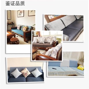 实木沙发靠垫客厅高密度海绵长方形榻榻米弧度大靠背床头靠枕定制
