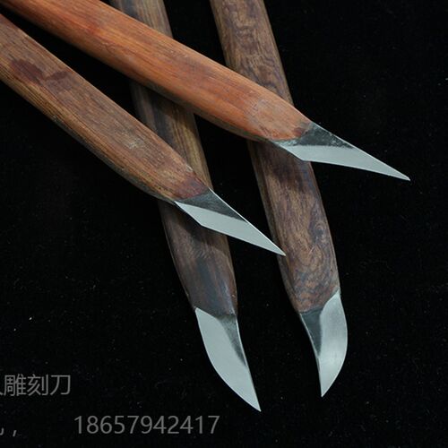 匠人挖勺削刀木工横手刀 DIY木工雕刻刀挖勺刀木刻刀雕刻左右通用