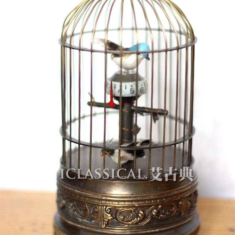 仿古钟表 欧式座钟 古典机械座钟 纯铜座钟趣味系列 玻璃鱼缸钟