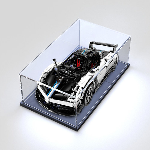 RASTAR/星辉 帕加尼机械组积木拼装车模型透明亚克力防尘罩