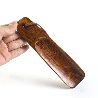 实木鞋拔子便携式短柄提鞋器穿鞋神器加长鞋抽鞋把长柄家用鞋溜子
