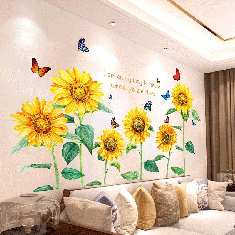 3D立体花朵温馨墙贴治愈系房间客厅贴上装饰墙纸自粘床头墙壁纸贴,家居饰品,软装墙贴,淘宝优惠券,粉丝福利购,淘宝优惠卷