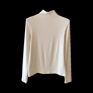 打底衫女内搭加绒2023年新款黑色半高领长袖秋冬灰色加厚中领上衣