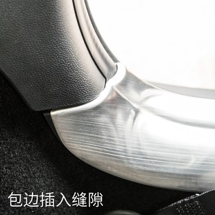 专用宝马MINI改装 饰F56F54F55F60迎宾踏板ONE内饰 门槛条COOPER装