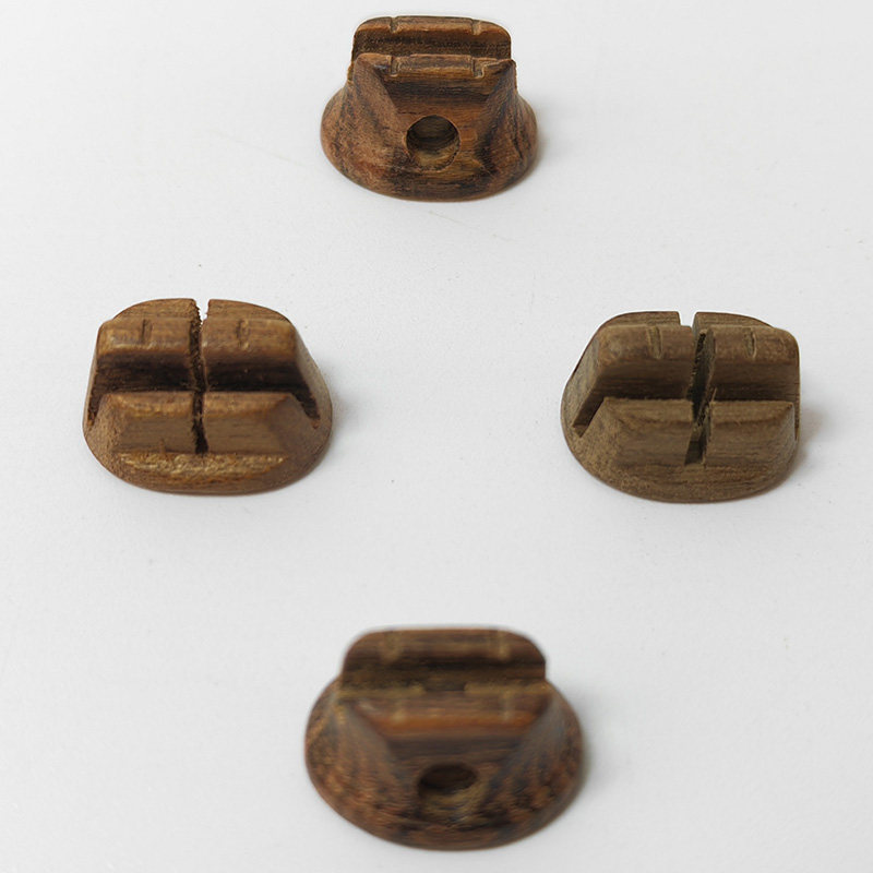 高端二胡琴码手工金丝楠木回音振动二胡码改良胡琴码二胡配件大全