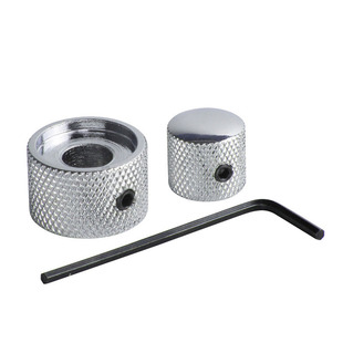 电位器旋钮帽 电吉他贝司贝斯音色音量金属双层两层 专业配件大全