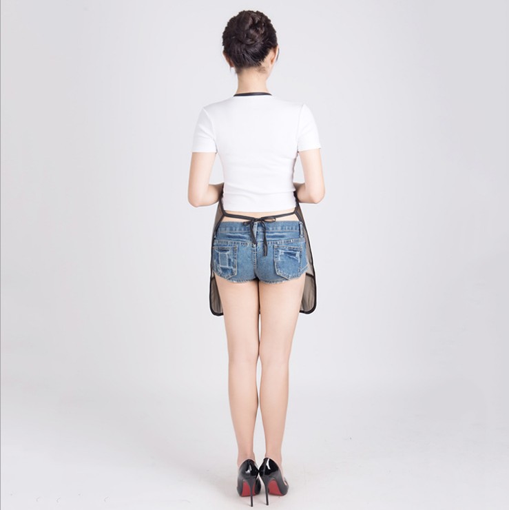 发廊中工助理工作服理发店美发师烫染防水韩版女服装染发围裙