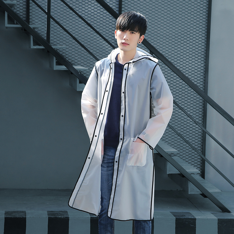 旅行透明雨衣成人外套装男女式学生韩国时尚户外徒步雨披骑行便携
