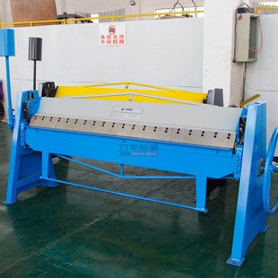 力丰手动折边机2米平刀口可分段钣金不锈钢镀锌板电动折方机厂家