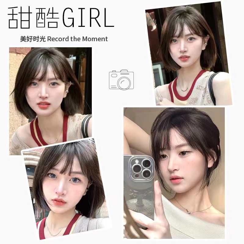 真发假发片女头顶补发蓬松发量垫发片垫发根颅顶无痕垫发神器