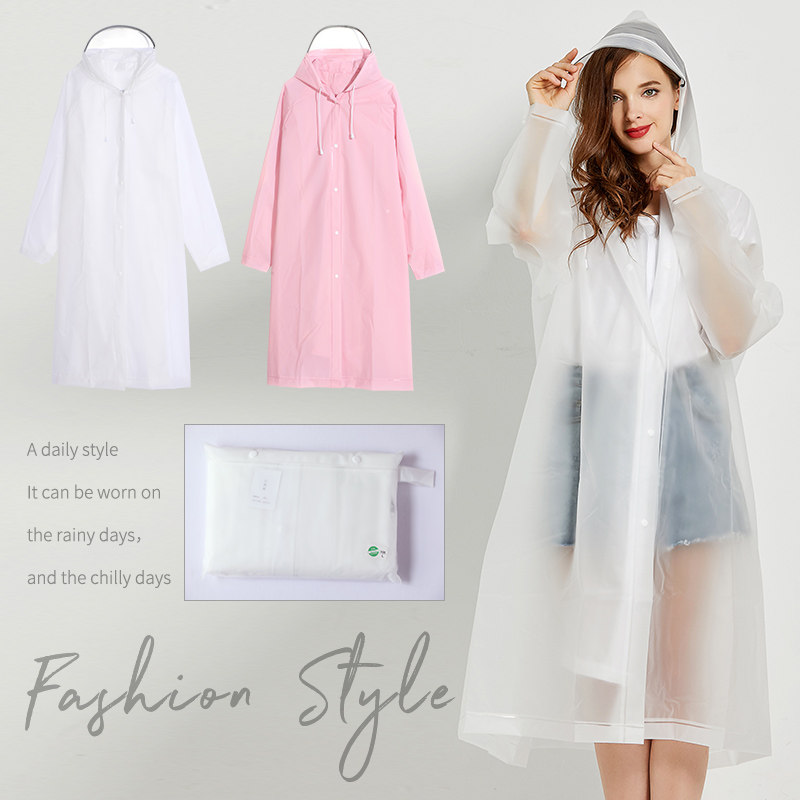 男女中学生长款全身防暴雨雨衣雨披骑车徒步自行车电动车带书包位