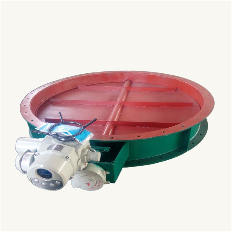 电动开关型烟道矩形通风蝶阀 碳钢法兰式调节风门 方形烟气调风阀