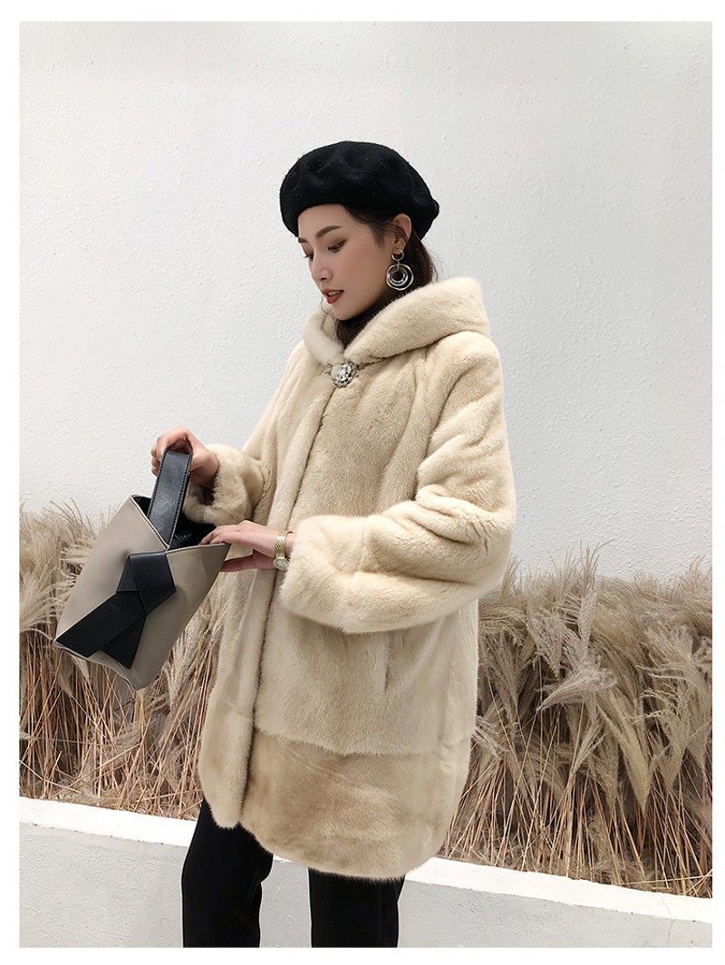 皮草搭扣水貂皮鸭嘴扣钻对扣女装大衣领扣子貂绒裘皮扣水钻纽扣