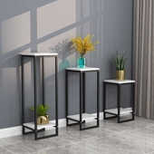 鱼缸架花架一体放置台入户客厅落地式 结实两用小型承重置物架铁艺