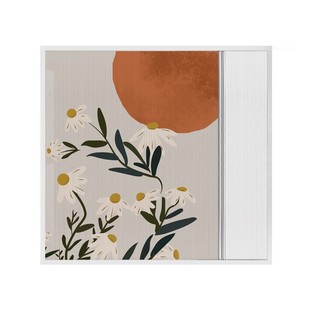 御曼全遮光隐形百叶窗折叠日夜两用防水帘遮阳透气纱推拉窗帘隔热