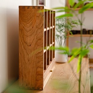 茶具多宝格实木博古架桌面收纳置物架展示柜茶壶摆放茶室茶杯架子