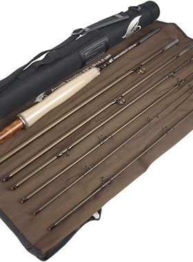 Aventik旅行飞钓竿RoughFish6节飞蝇竿超轻超硬快调东丽IM12碳素